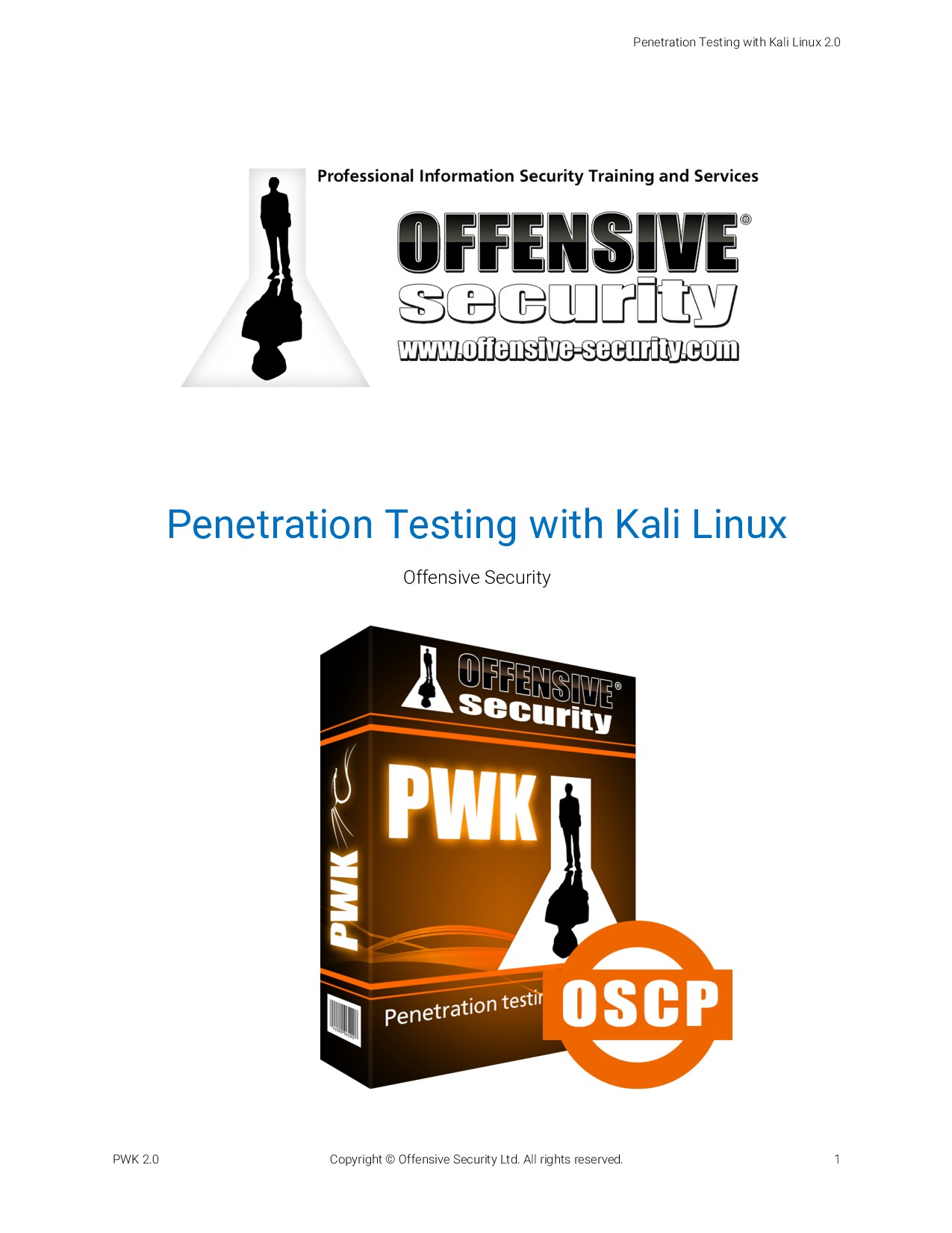 Penetration Testing with Kali Linux OSCP